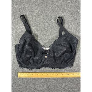 Savage X Fenty Bra 32DDD Black Lace Rihanna NWT Sexy Push-Up Lingerie